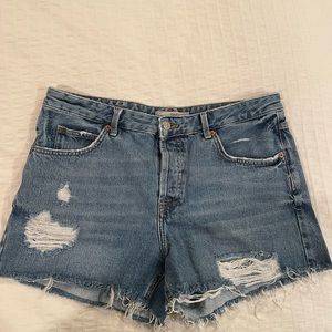 COPY - High waist topshop denim shorts